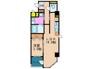 エトワール福町の物件間取画像